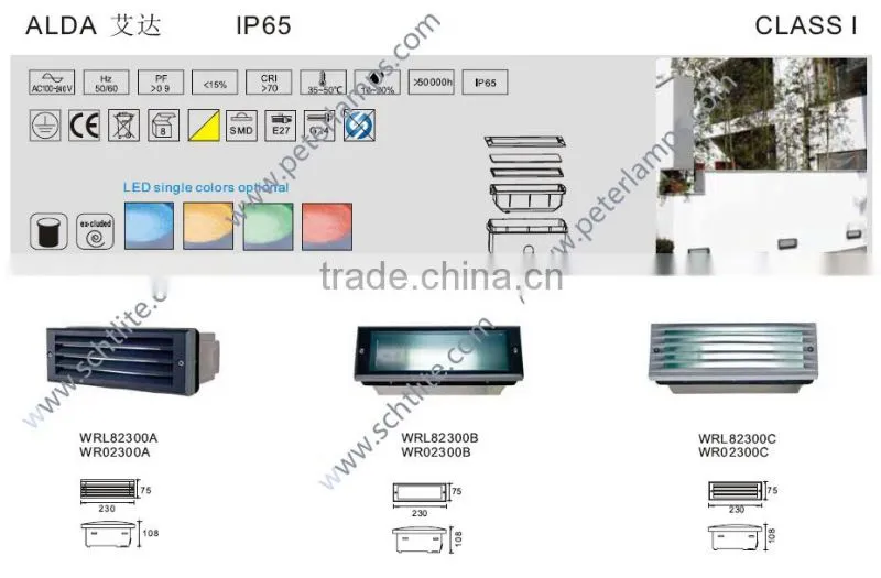 ALDA 3W4000K LED ip65 outdoor led wall pack light