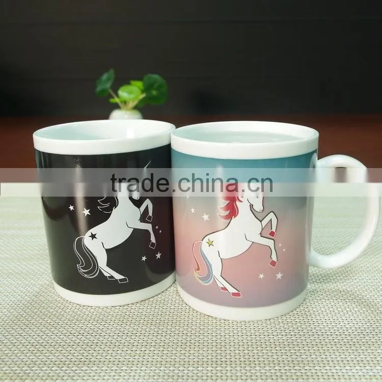 Best selling gift items change color mug OEM accepted