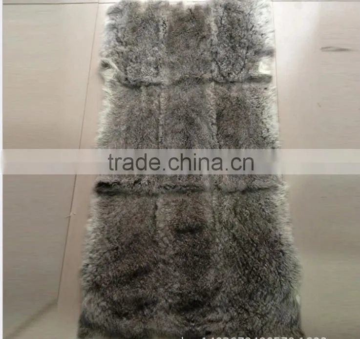China wholesale chinchilla rabbit fur skin plate for coat
