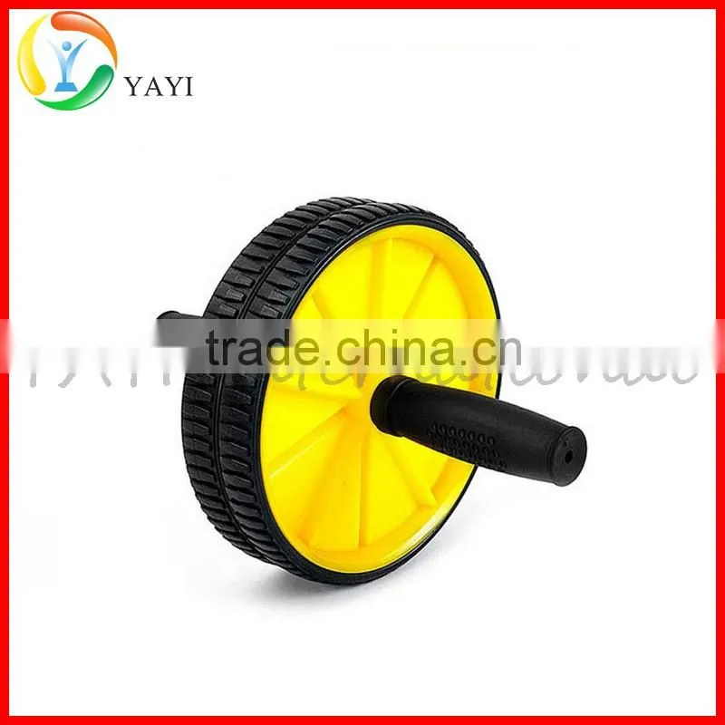 Health & Fitness Exercise Double AB Roller Abdominal Wheel
