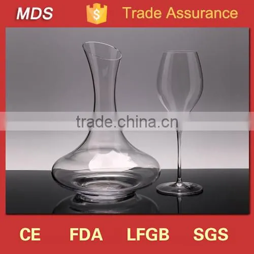 Promotional drinking glass customize blue colored stem wine glass