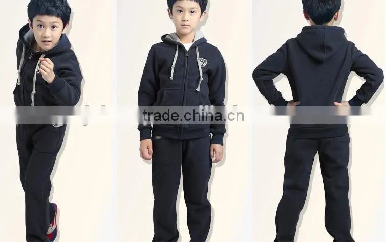 kids track suit Chinese factory school uniform sports kids tracksuit