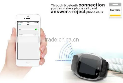 Luxury waterproof smart watch,android smart watch phone with BT Dial