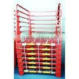 Durable, portable, collapsible, shippable stacking racks