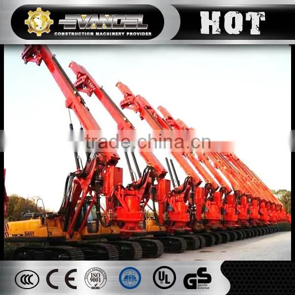 elevated railway construction use sany sr150c hydraulic rotary borehole drilling rigs kelly bar