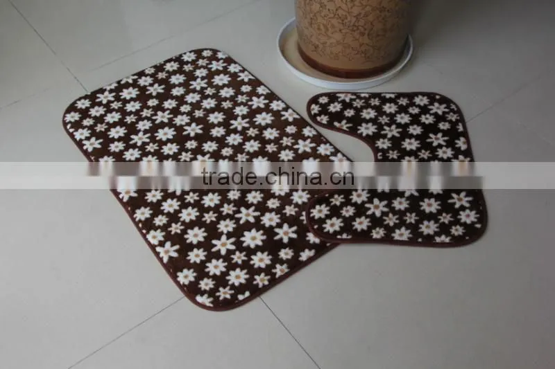2pcs bath room mat sets