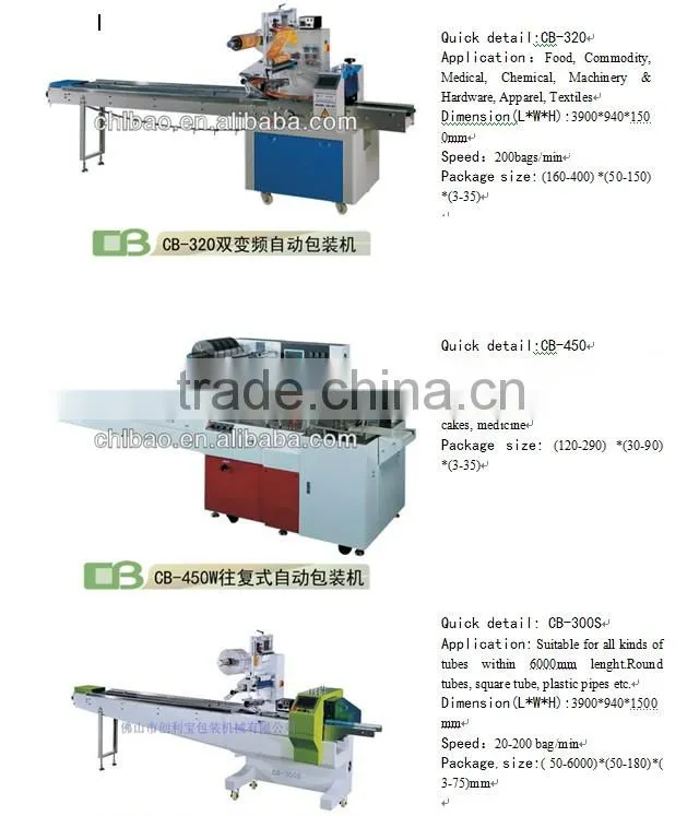 High Speed Flow Vertical Packaging Machine