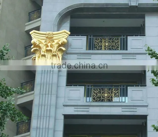modern galvanized rod iron balcony railing designs
