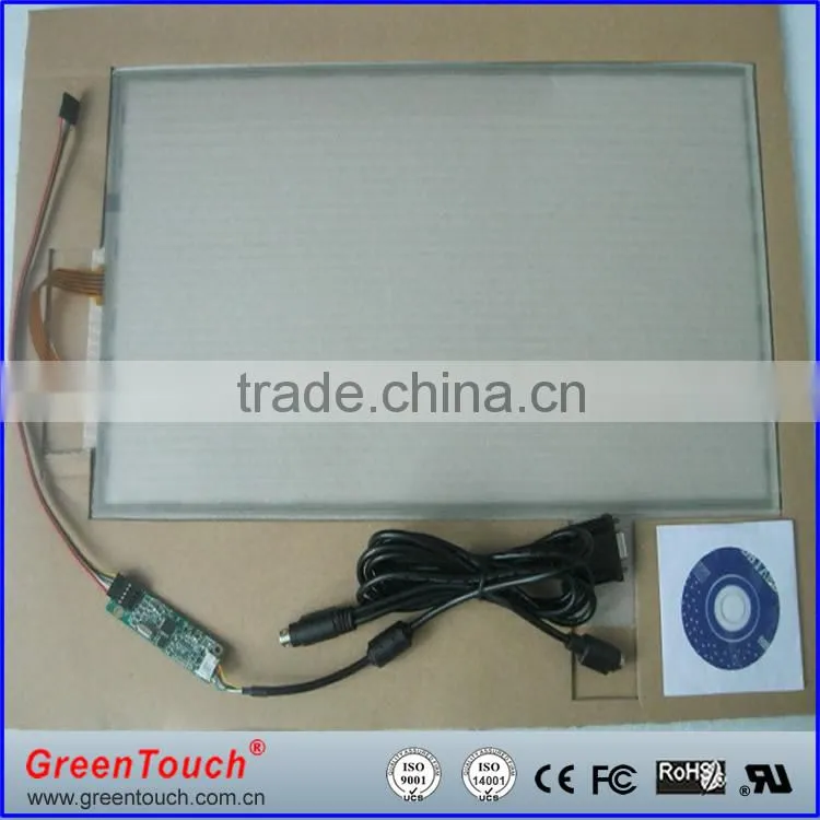cheapest touch screen panel 18.5 inch 5 wire resistive touch screen with controller