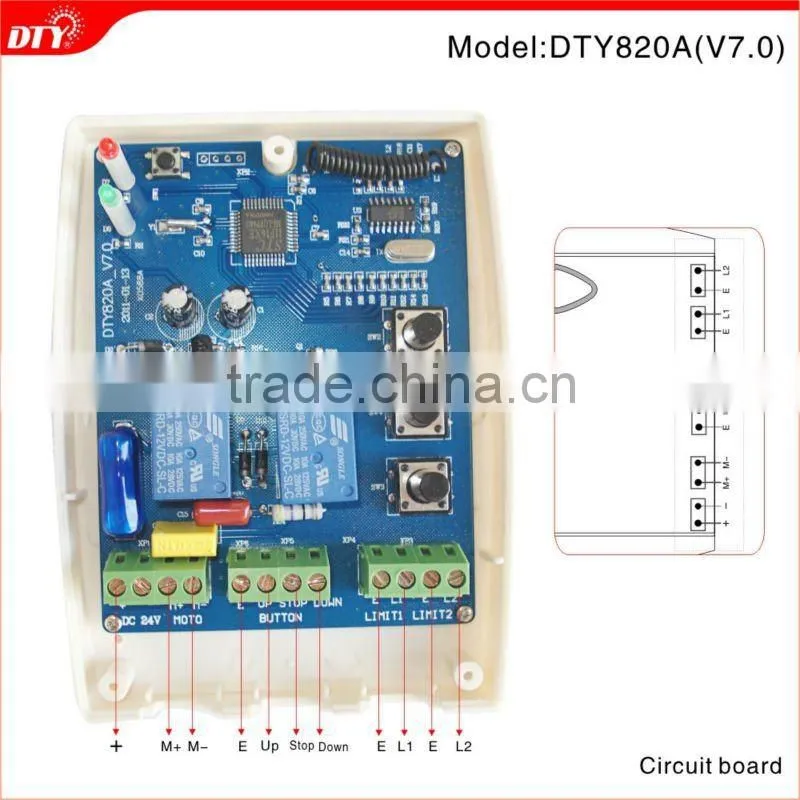 Multi-functional motor wireless remote control