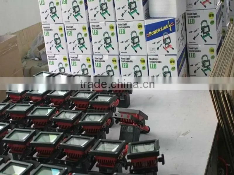 echargeable Floodlight 20W, LED Rechargeable cordless portable high power outdoor LED floodlight