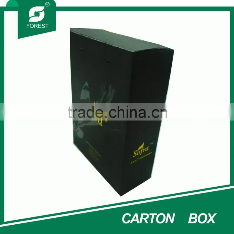 PROFESSIONAL AND CUSTOMIZED BLACK CARTON BOX