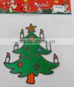 cheap window sticker for christmas day , home decoration