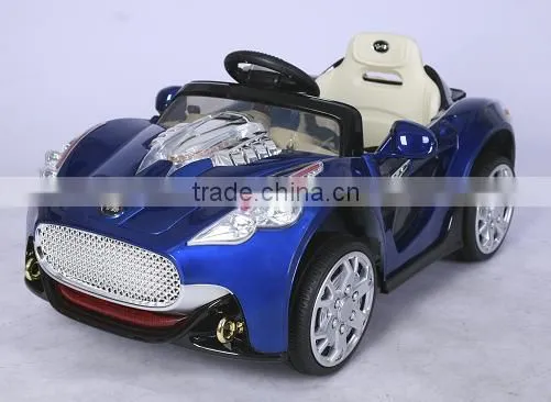 electric sports car, 6V or 12V Style Ride On Car With Remote & MP3 Blue