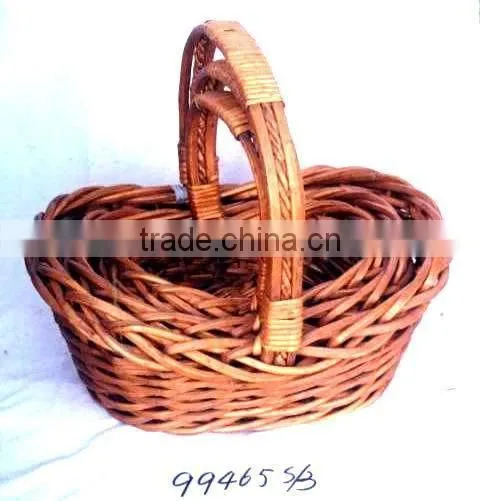 hot sale high quality willow garden basket
