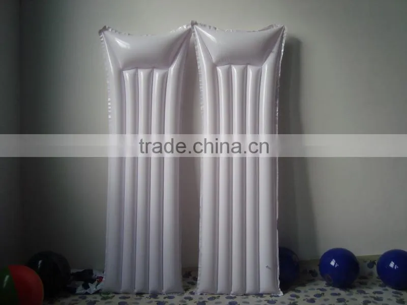 pvc inflatable floating row, air mattress, beach floating row