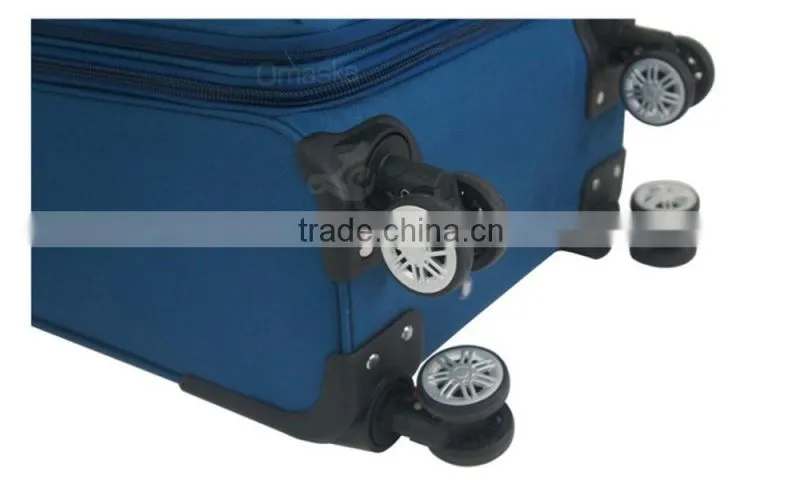 high quality fashion wheeled Oxford nylon luggage bag luggage factory cheap price