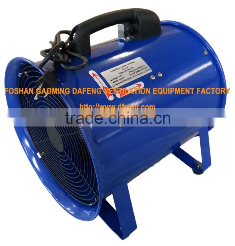 110v blue portable ventilation blower