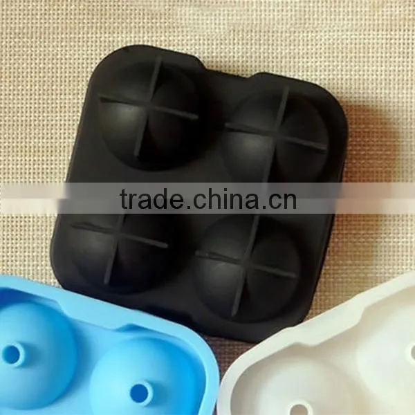 Arrival Silicone Spherical Round Ball DIY Ice Cube Tray Maker Mold Bar Kitchen