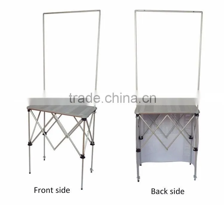 JC portable aluminum Counter Table Promotional Table