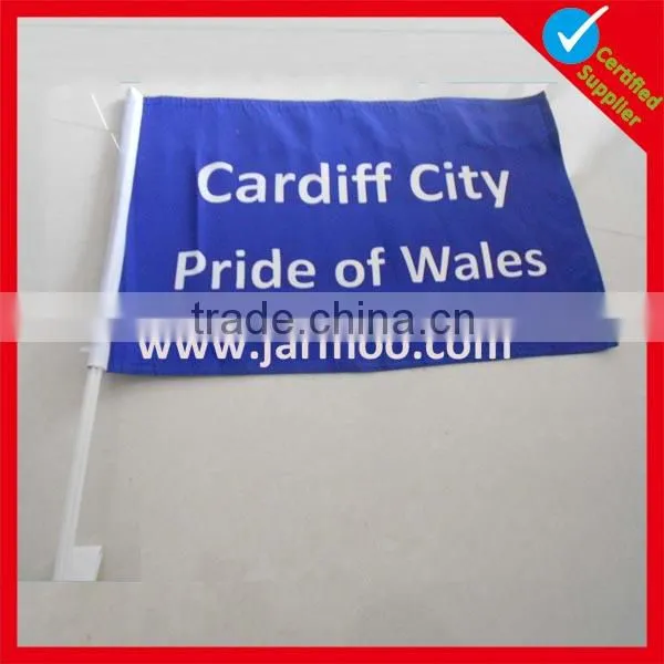 clipped window car antenna flag