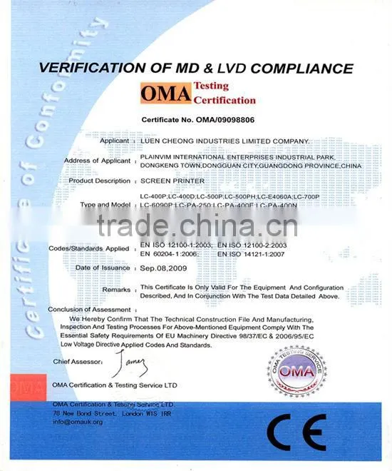 Alibaba China Plane vacuum Ruler screen printer machine/T-shirt silk screen printer