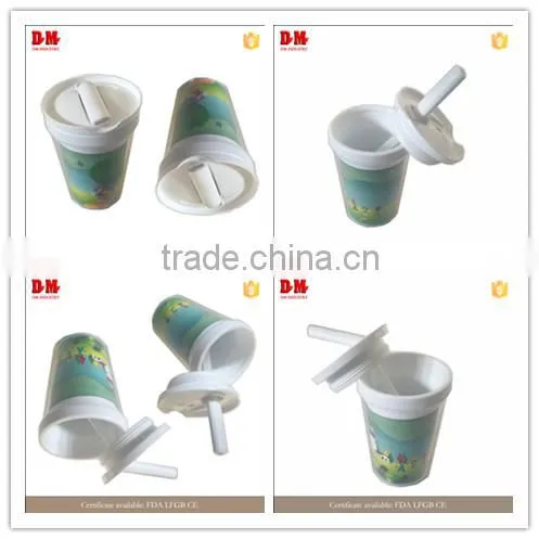 double wall 300ml economical round attractive baby cup