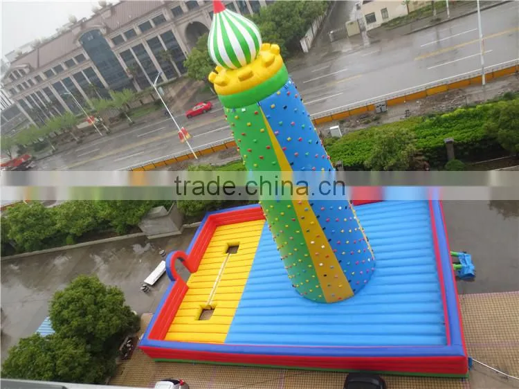 inflatable climbing rock wall/ climbing inflatable sports game