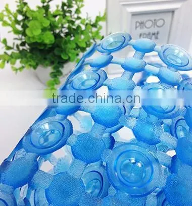 stones bath mat with sucker safety Wholesale pvc pebble oval bath mat