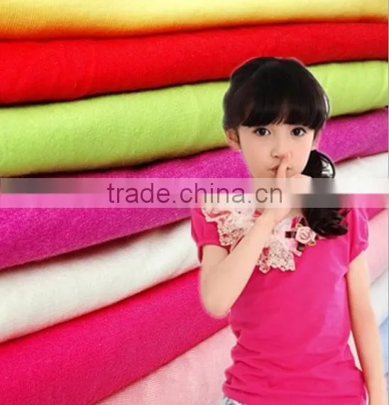 China wholesale 100 cotton jersey knit fabric for children T shirt