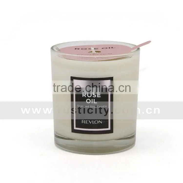 High value natural soy wax candle smart collection perfume