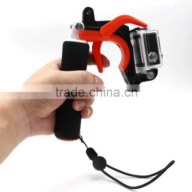 Telesin new released Pistol Trigger Shutter Gun device for Go Pro Hero3+/4 floating bobber