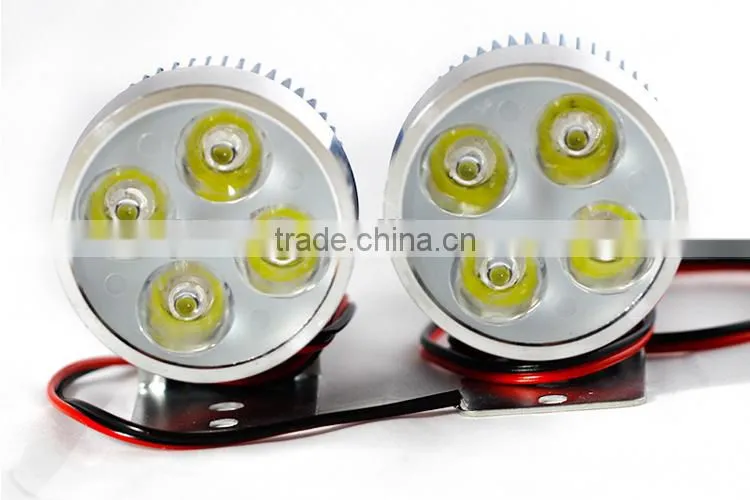 12V 9W Motorcycle Headlight High Power LED Lights For Motor With Lens