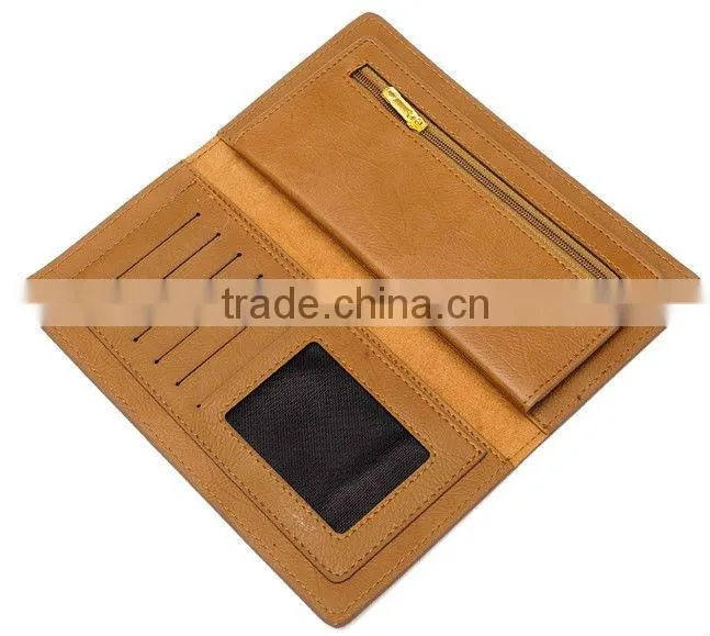 business card wallet,fashion men leather wallet,PU wallet with logo custom