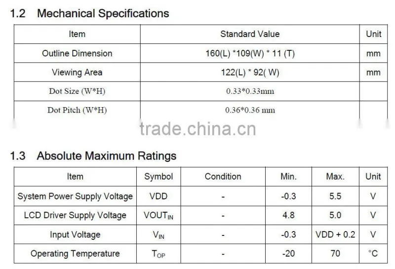 graphic 320x240 module display, transflective STN,5.7" lcd display