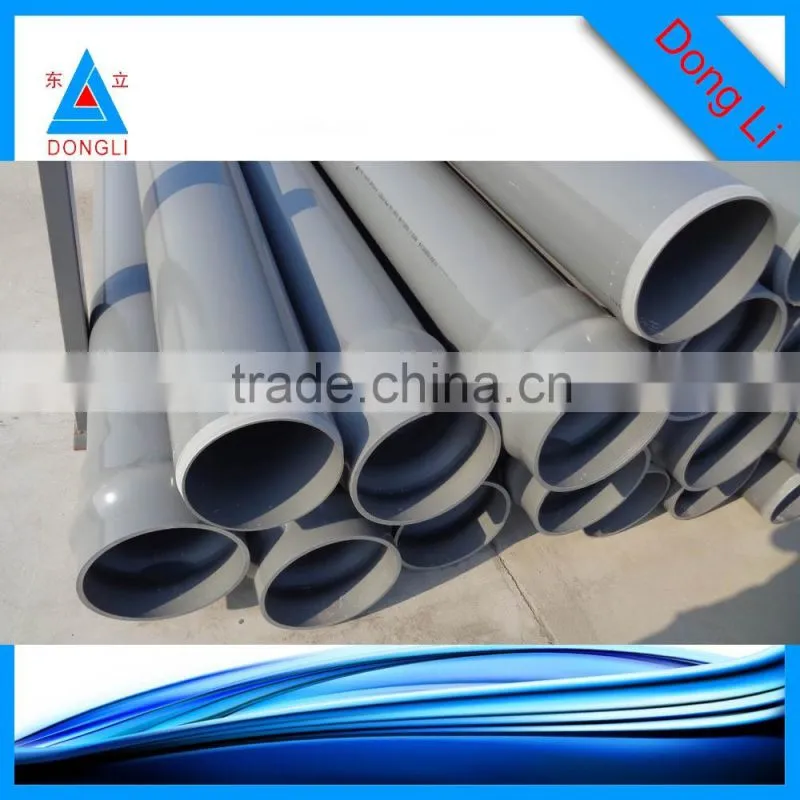 Buried pvc-u pipe pvc-m pipe 2inch 3inch 4inch plastic water flow tube