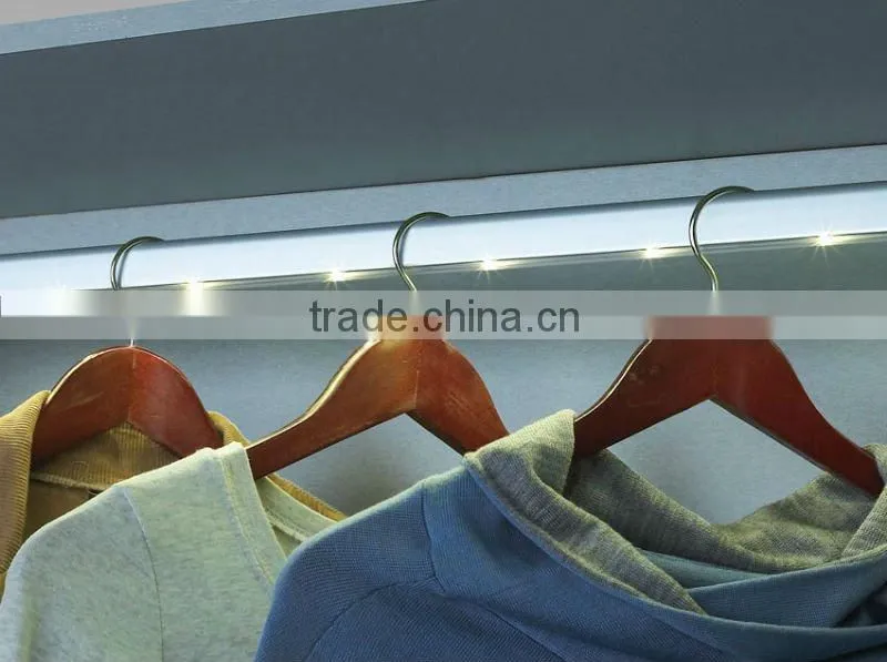 Rechargable led sensor wardrobe light,led strip light for wardrobe,PIR emotion sensor LED closet Light