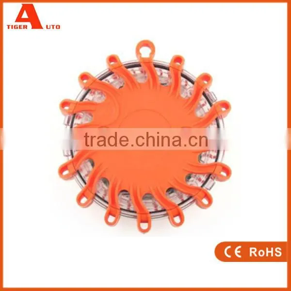 Dry Battery Led Warning Lamp With Magnet Durable TPR LED Emergency Light