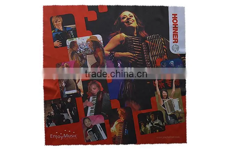Musical instrument microfiber cleaning cloth for guitar