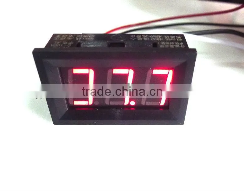 Red Digita Ammeter 0-100A with 100A/75mV shunt DC Amp Current Meter Ammeter