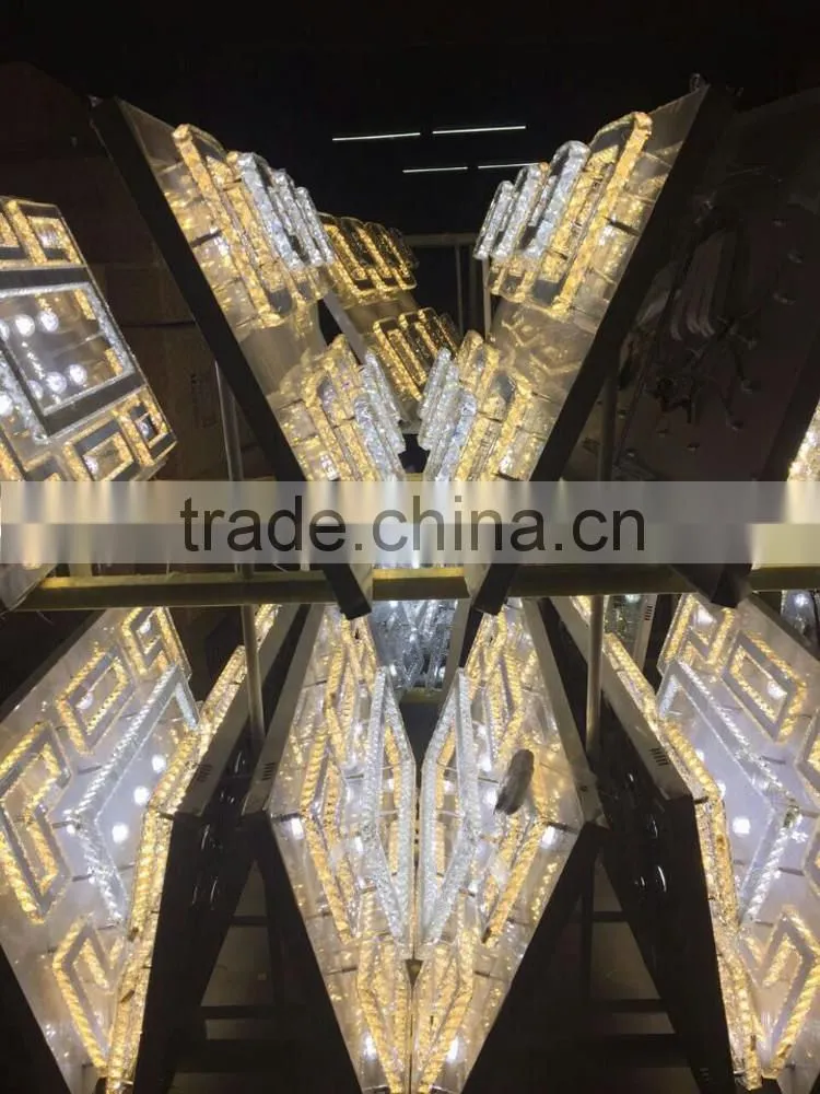 Elegant Ceiling Lights for Restaurant 5 Lights 220V Crystal Ceiling Lamp