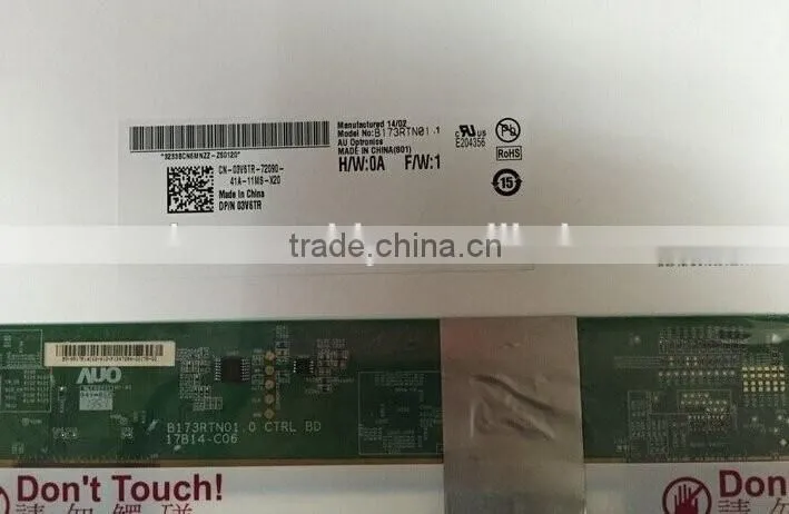 high quality 17.3 LCD screen B173RTN01.1 DP/N 03V6TR EDP