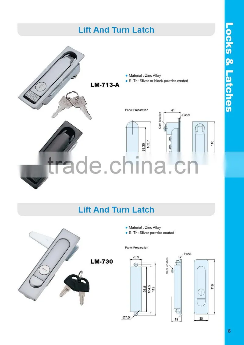 Hot Selling Appliances 90 degree bent cam lock