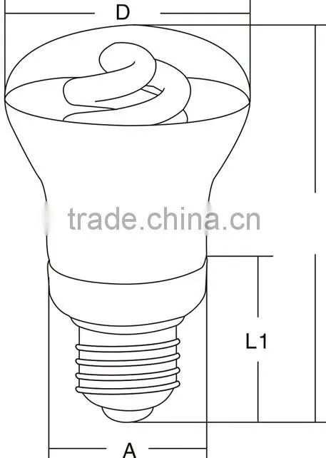 ER-7 Reflective Fluorescent Light Fixture