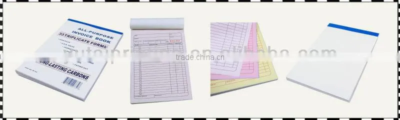 Standard English version NCR invoice book in yiwu