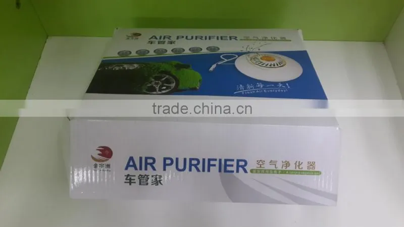 Car solar purifier oxygen bar car double Photocatalyst air purifier oxygen humidifier
