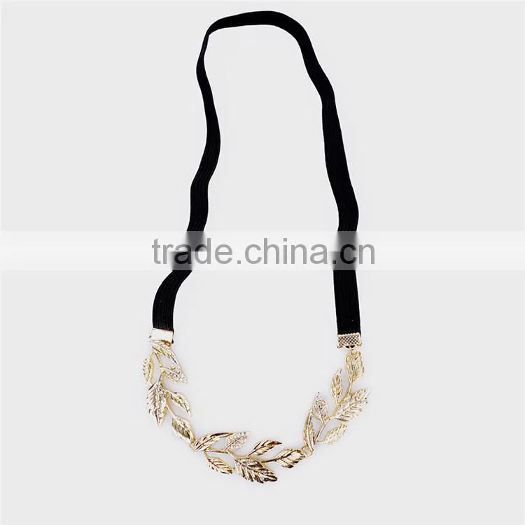 leaf elastics yiwu wholesale hair accessories, vintage hair accessories