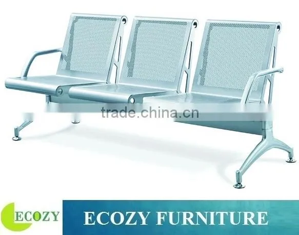 Public Metal Steel Waiting chair for airport, bank, hospital, salon