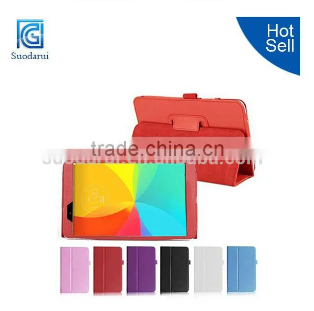 Book stand Tablet with Smart Cover Auto Wake &Sleep + Stylus pen Loop Tablet case for LG Pad 7.0 V400