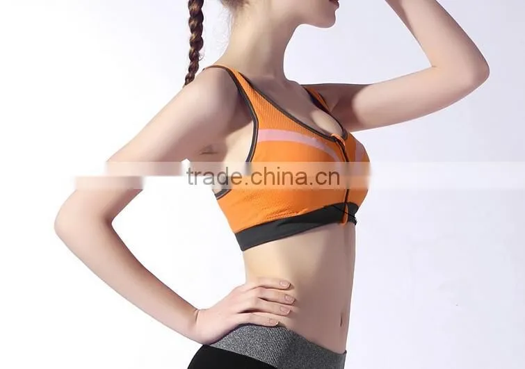Summer Style Women Cotton Stretch Athletic Vest Gym Fitness Sports Bra